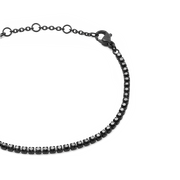 Black Crystal Tennis Bracelet